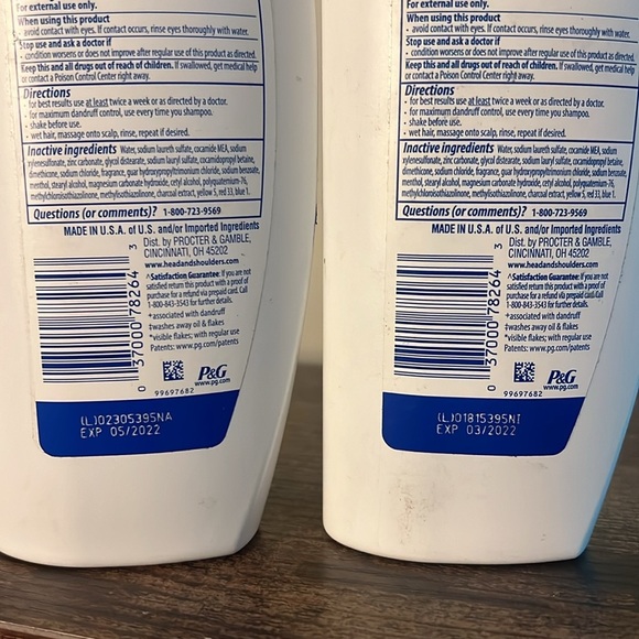 2 x Head & Shoulders 2 in 1 Men Charcoal Shampoo + Conditioner 12.8 oz Exp 3/22+ - Picture 3 of 3
